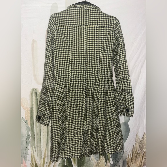 Free People houndstooth wool winter coat  sz. XS - Picture 7 of 8